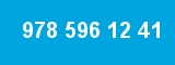 978 596 12 41 978 596 12 41